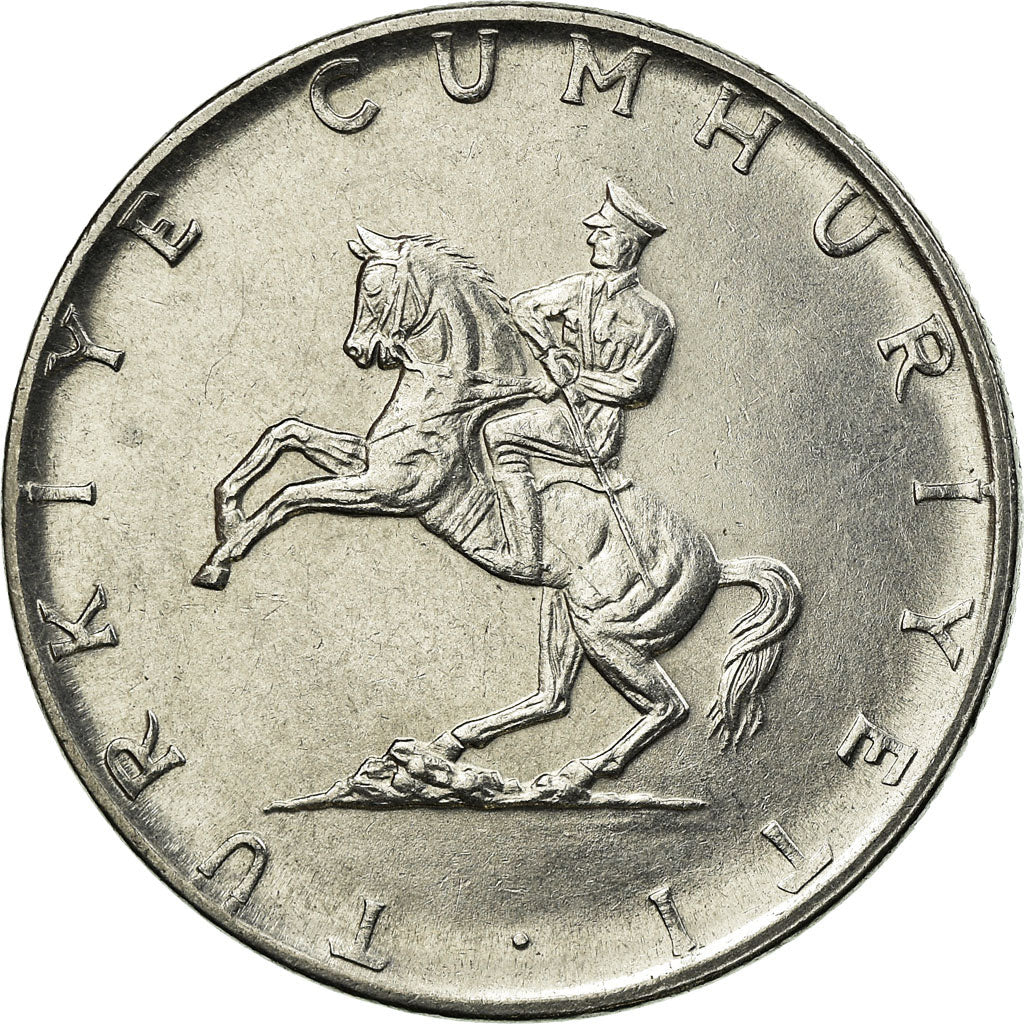 Munten, Turkije, 5 Lira, 1976, ZF, Stainless Steel, KM:905