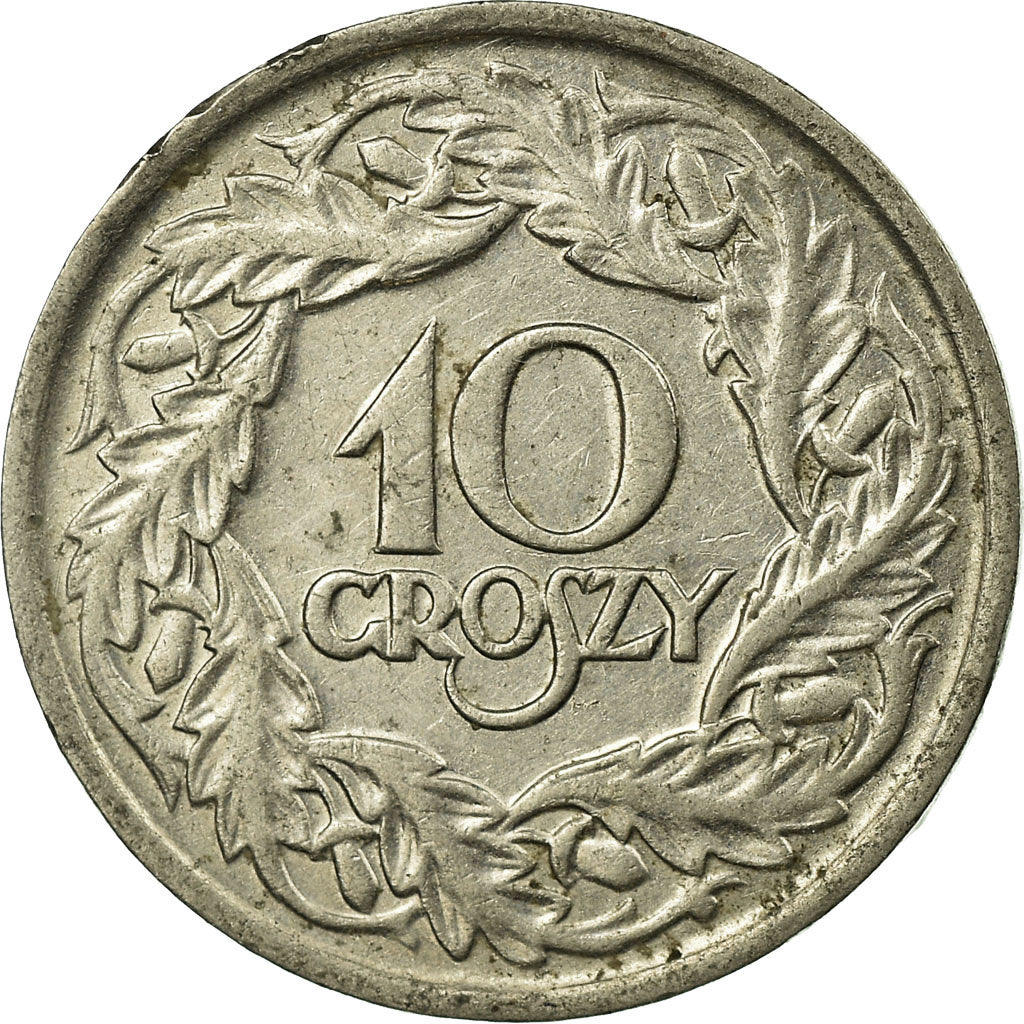 Coin, Poland, 10 Groszy, 1923, EF(40-45), Nickel, KM:11