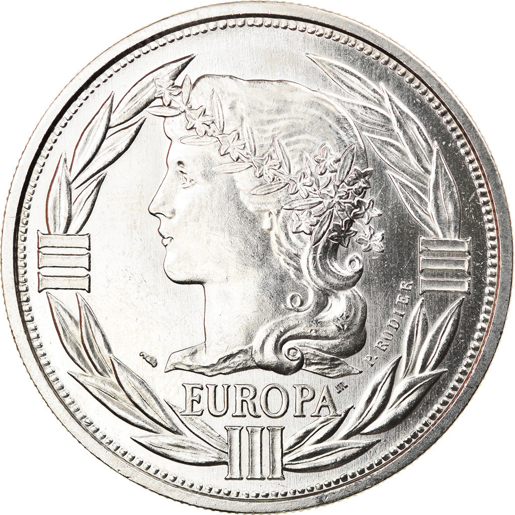 França, Medal, Ecu Europa, Marianne, Políticas, Sociedade, Guerra, 1993