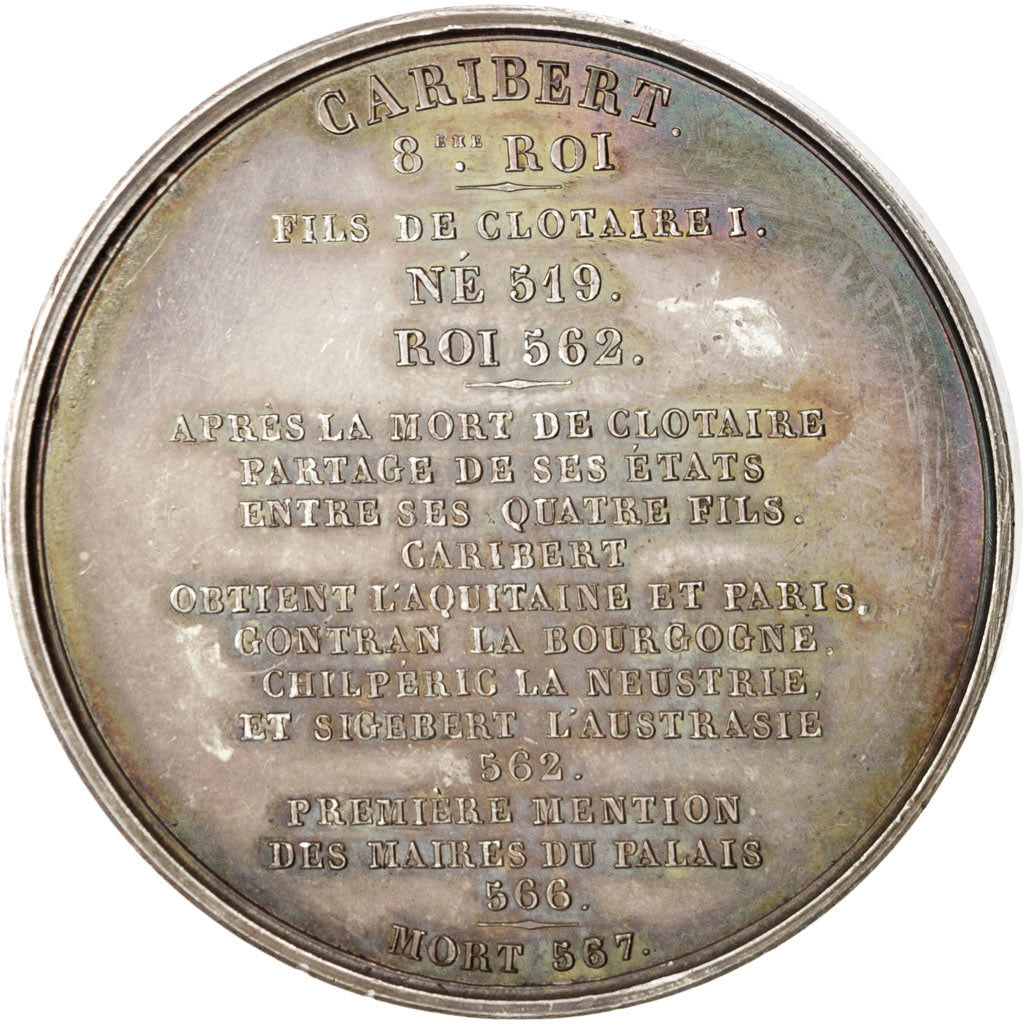 France, Medal, Caribert, History, Caqué, AU(55-58), Copper