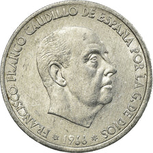 Coin, Spain, Francisco Franco, caudillo, 50 Centimos, 1968, EF(40-45), Aluminum