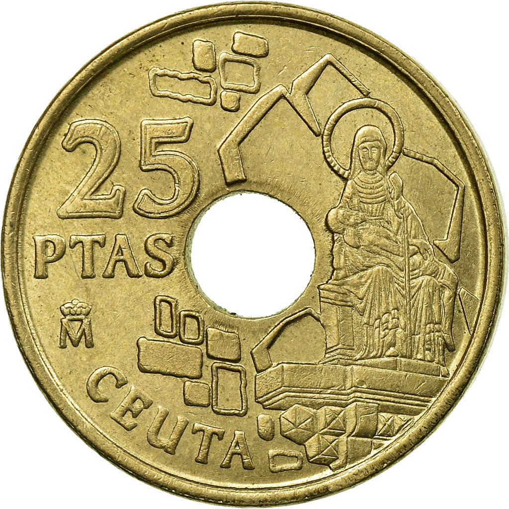 Munten, Spanje, Juan Carlos I, 25 Pesetas, 1998, Madrid, ZF, Aluminum-Bronze
