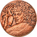 France, Medal, Nouvelle Calédonie, Geography, 1982, Delamarre, MS(63), Copper