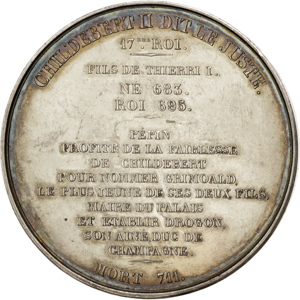 France, Medal, Childebert II, History, Caqué, MS(60-62), Copper