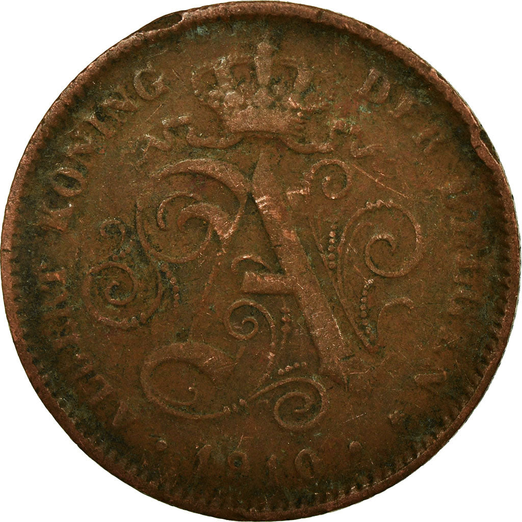 Moneda, Bélgica, Albert I, 2 Centimes, 1910, BC+, Cobre, KM:65