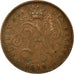 Moneda, Bélgica, Albert I, 2 Centimes, 1919, MBC, Cobre, KM:64