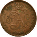 Moneda, Bélgica, Albert I, 2 Centimes, 1919, MBC, Cobre, KM:64