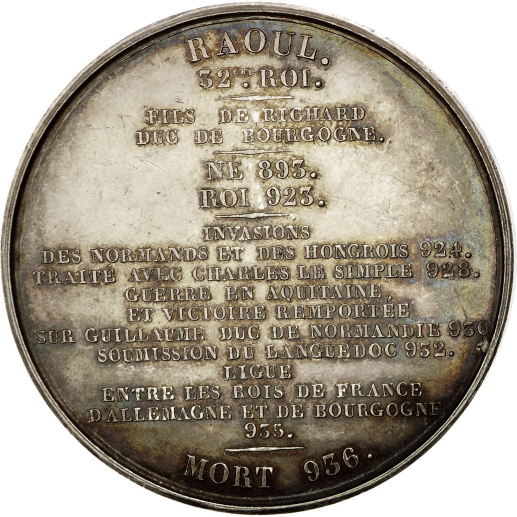France, Medal, Raoul, History, Caqué, AU(55-58), Copper