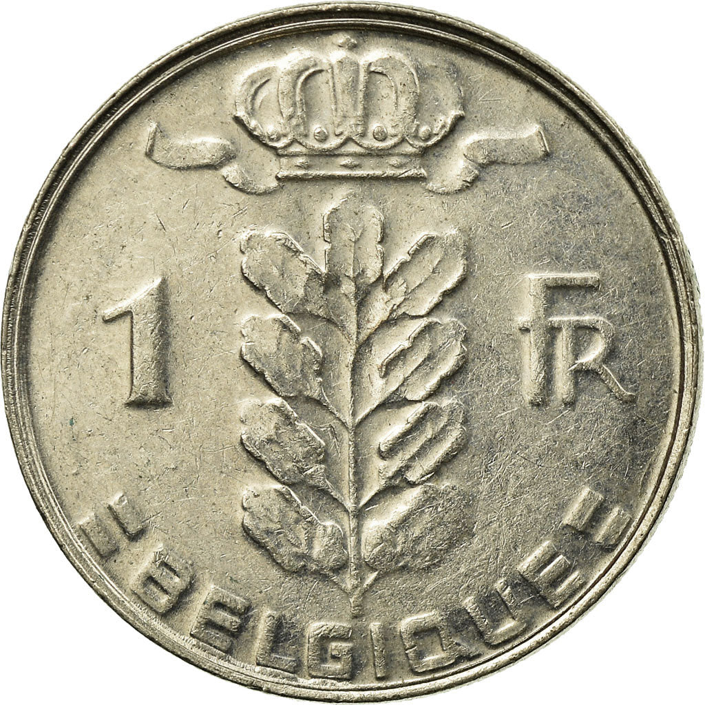 Moneta, Belgia, Franc, 1988, EF(40-45), Miedź-Nikiel, KM:142.1