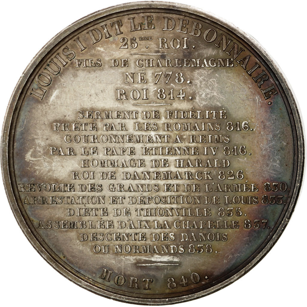 France, Medal, Louis I, History, Caqué, MS(60-62), Copper