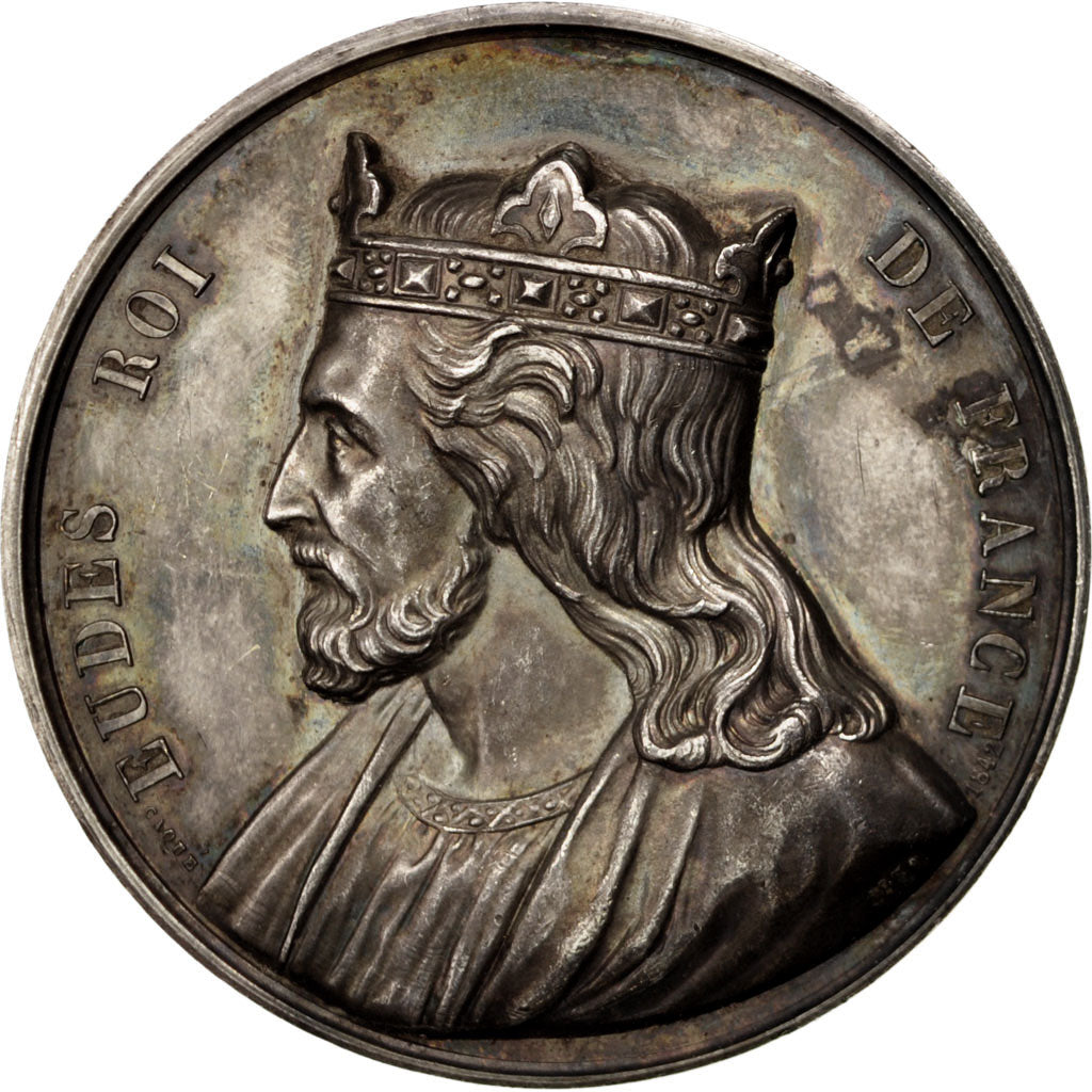 France, Medal, Eudes, History, Caqué, MS(60-62), Copper
