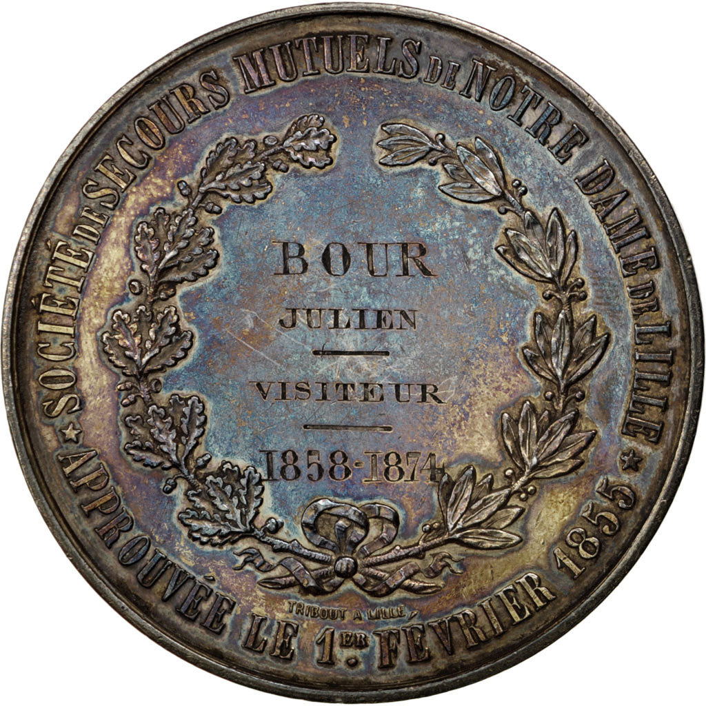 Frankreich, Medal, Second French Empire, Politics, Society, War, VZ, Vermeil