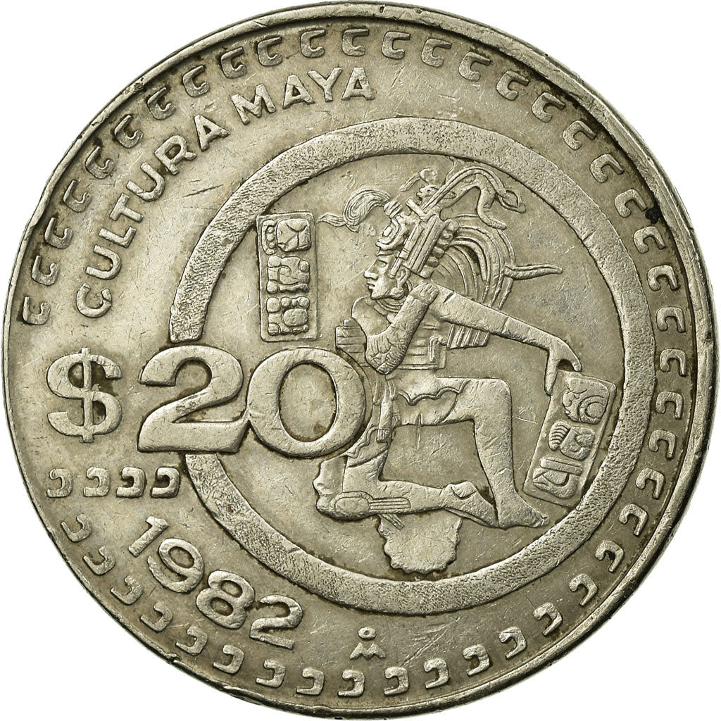 Monnaie, Mexique, 20 Centavos, 1982, Mexico City, TTB, Copper-nickel, KM:442