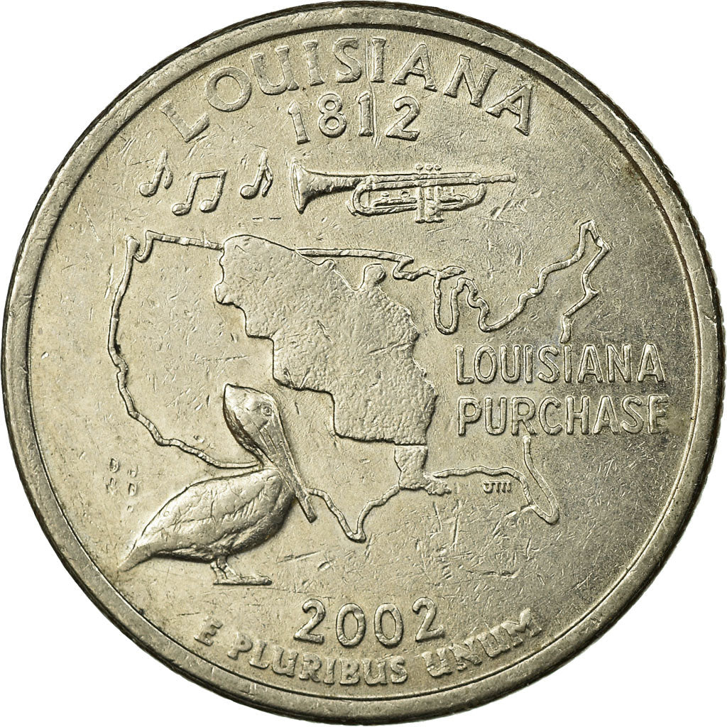 Coin, United States, Quarter, 2002, U.S. Mint, Denver, EF(40-45), Copper-Nickel