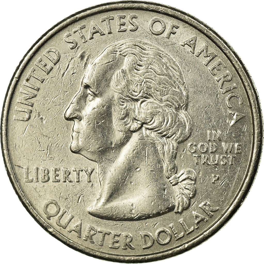 Coin, United States, Quarter, 2002, U.S. Mint, Philadelphia, EF(40-45)