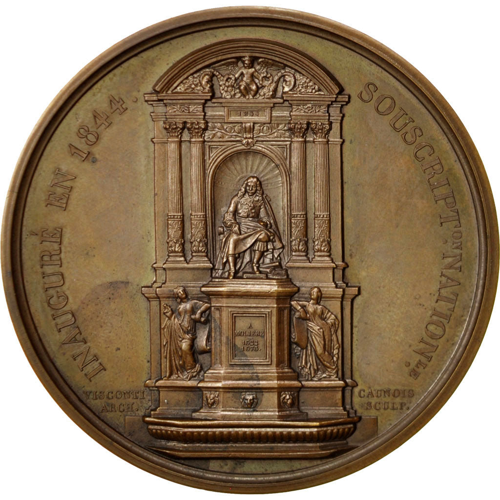 France, Medal, Louis Philippe I, Arts & Culture, Caunois, AU(55-58), Copper