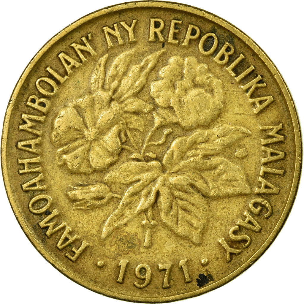 Monnaie, Madagascar, 20 Francs, 4 Ariary, 1971, Paris, TTB, Aluminum-Bronze