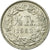 Coin, Switzerland, 1/2 Franc, 1962, Bern, EF(40-45), Silver, KM:23