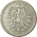 Moneta, NIEMCY - IMPERIUM, Wilhelm I, Mark, 1876, Stuttgart, VF(20-25), Srebro