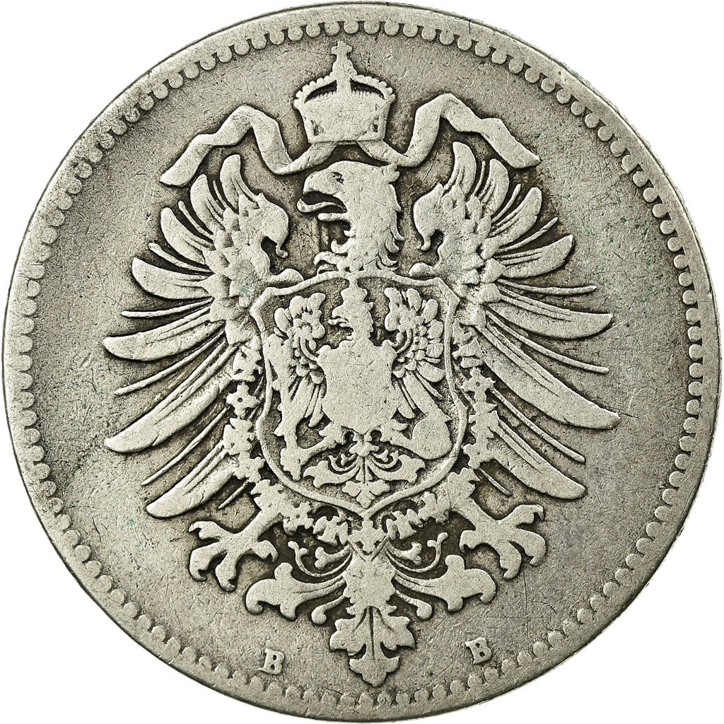 Monnaie, GERMANY - EMPIRE, Wilhelm I, Mark, 1875, Hanovre, TB, Argent, KM:7