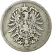 Monnaie, GERMANY - EMPIRE, Wilhelm I, Mark, 1875, Hanovre, TB, Argent, KM:7