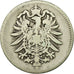 Moneta, NIEMCY - IMPERIUM, Wilhelm I, Mark, 1874, Hanovre, VF(20-25), Srebro