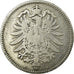 Monnaie, GERMANY - EMPIRE, Wilhelm I, Mark, 1874, Karlsruhe, TB, Argent, KM:7