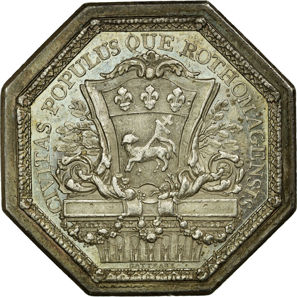 France, Token, Royal, Gatteaux, AU(50-53), Silver