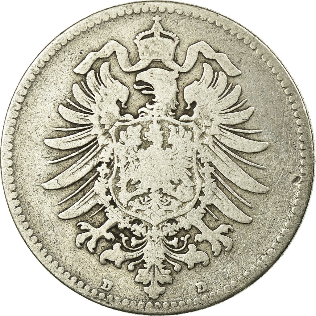 Munten, DUITSLAND - KEIZERRIJK, Wilhelm I, Mark, 1874, Munich, FR, Zilver, KM:7