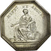 France, Token, Justice, 1801, EF(40-45), Silver