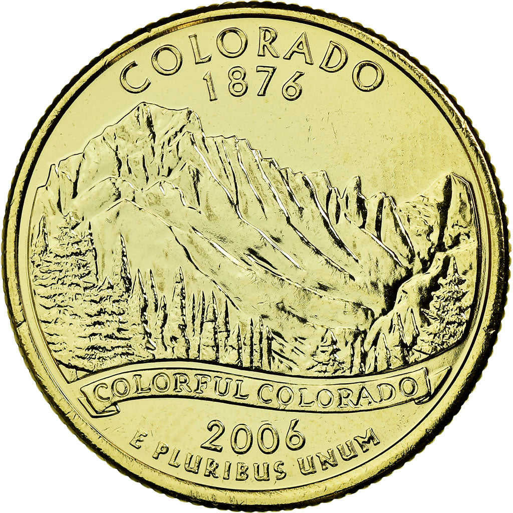 Moeda, Estados Unidos da América, Colorado, Quarter, 2006, U.S. Mint