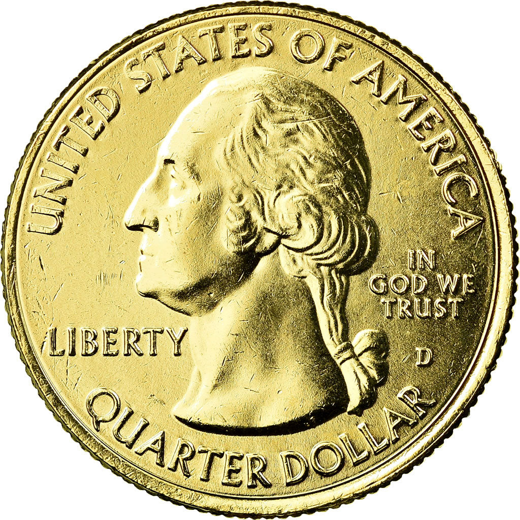 Munten, Verenigde Staten, Arches, Quarter, 2014, U.S. Mint, PR, Verguld metaal