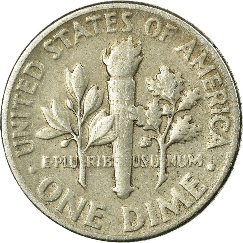 Coin, United States, Roosevelt Dime, Dime, 1947, U.S. Mint, Philadelphia