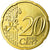 Österreich, 20 Euro Cent, 2007, UNZ, Messing, KM:3086