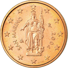 San Marino, 2 Euro Cent, 2004, MS(63), Copper Plated Steel, KM:441