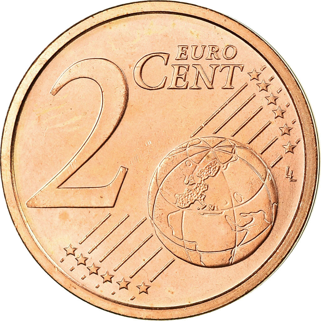 San Marino, 2 Euro Cent, 2004, MS(63), Copper Plated Steel, KM:441