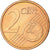 GERMANY - FEDERAL REPUBLIC, 2 Euro Cent, 2002, MS(63), Copper Plated Steel