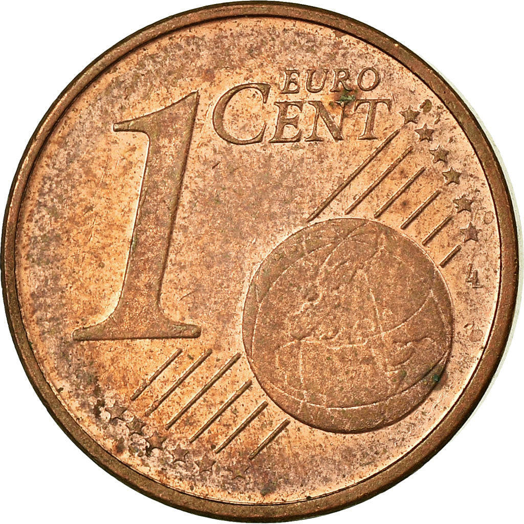 GERMANY - FEDERAL REPUBLIC, Euro Cent, 2002, EF(40-45), Copper Plated Steel