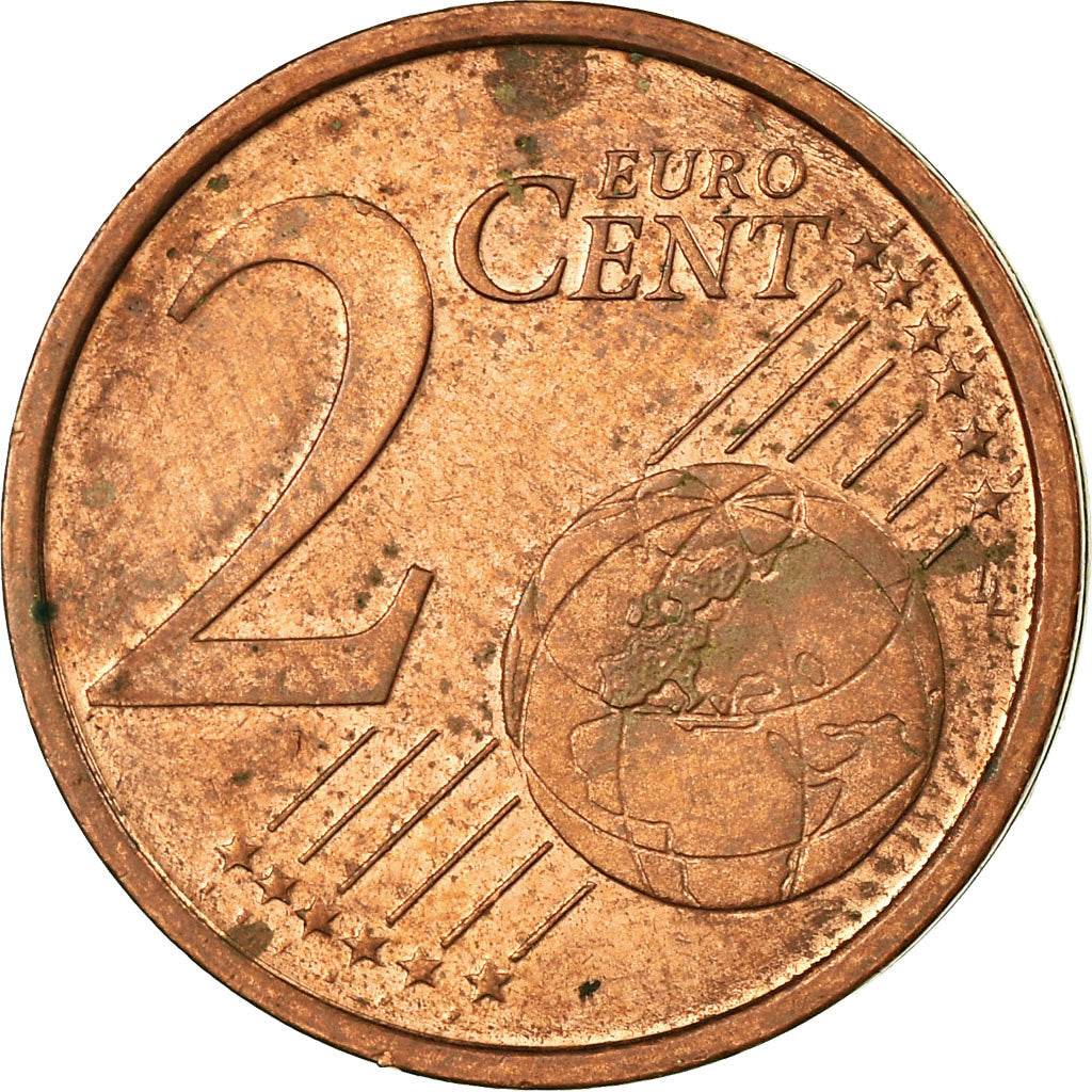 GERMANY - FEDERAL REPUBLIC, 2 Euro Cent, 2002, EF(40-45), Copper Plated Steel