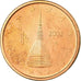 Italy, 2 Euro Cent, 2002, MS(63), Copper Plated Steel, KM:211
