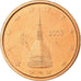 Italy, 2 Euro Cent, 2003, MS(63), Copper Plated Steel, KM:211