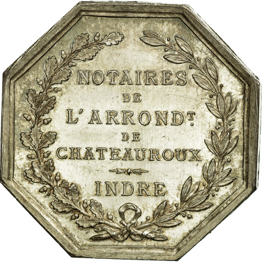 France, Token, Notaires de l'Arrondissement de Châteauroux, Indre, n.d.