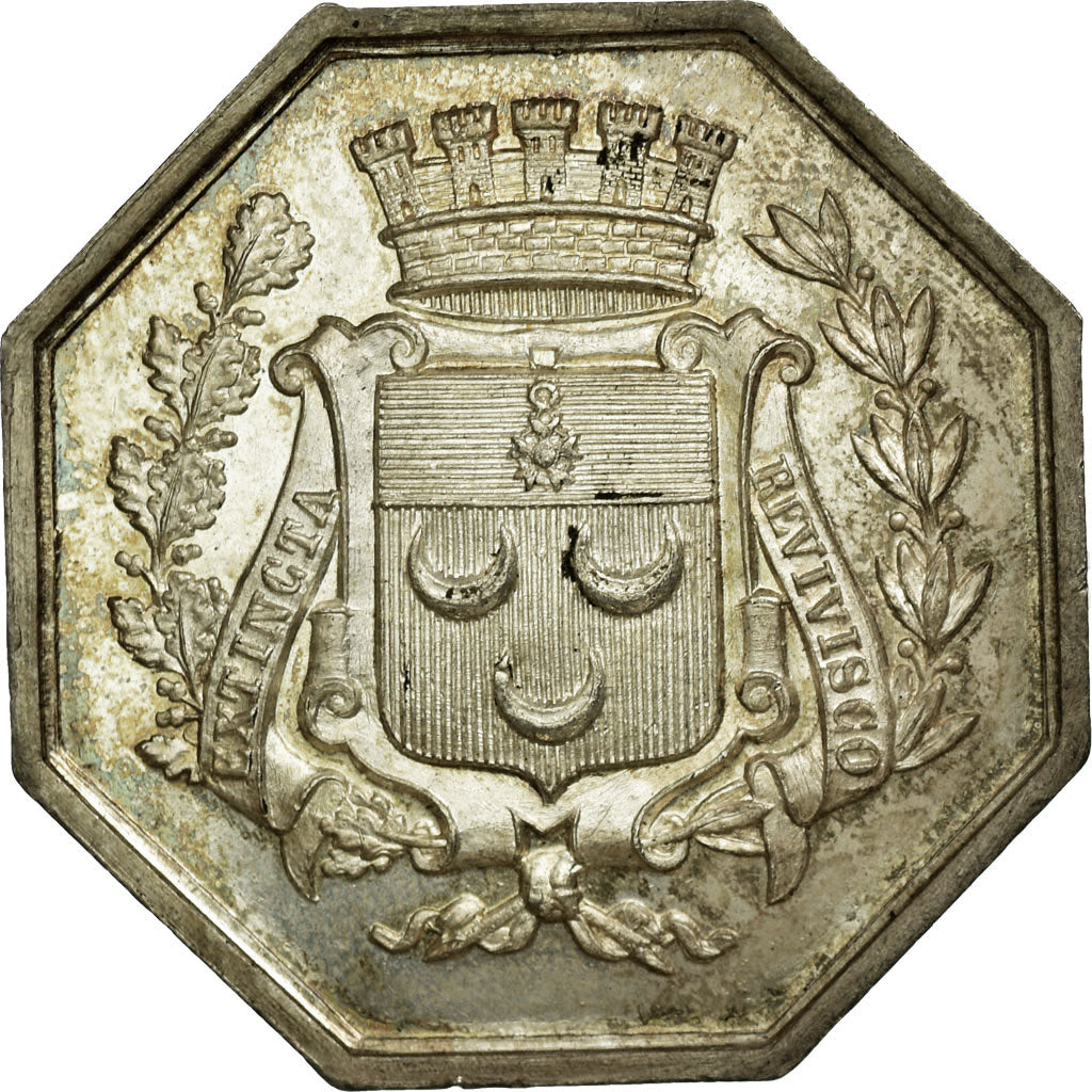 France, Token, Notary, MS(60-62), Silver, Lerouge:84