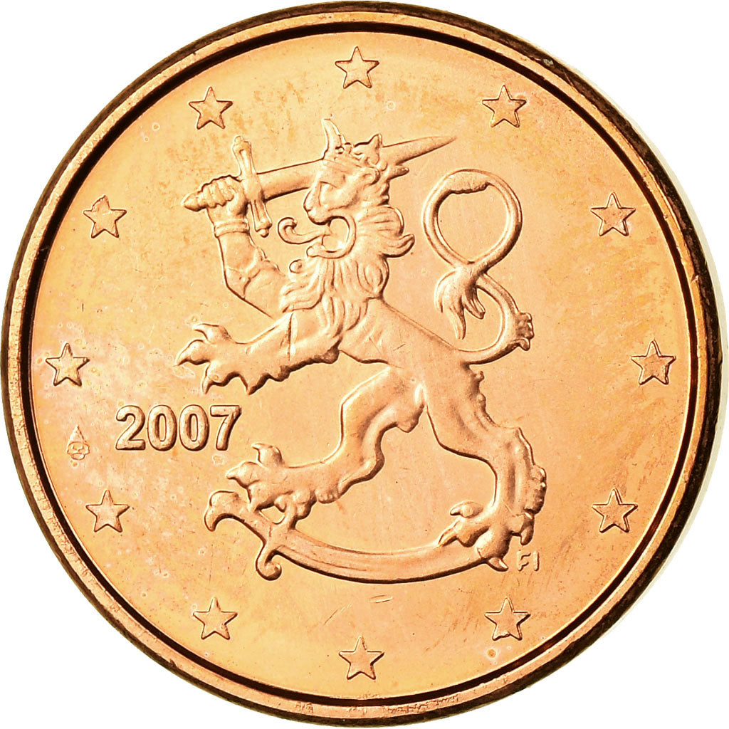 Finlande, Euro Cent, 2007, SPL, Copper Plated Steel, KM:98