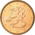 Finlandia, Euro Cent, 2007, SC, Cobre chapado en acero, KM:98