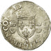 Coin, France, Douzain aux croissants, 1558, Paris, VF(30-35), Billon