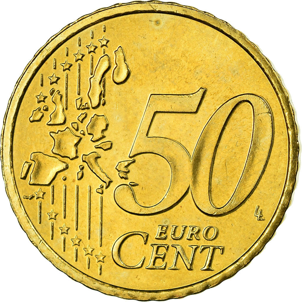 Paesi Bassi, 50 Euro Cent, 2006, SPL, Ottone, KM:239