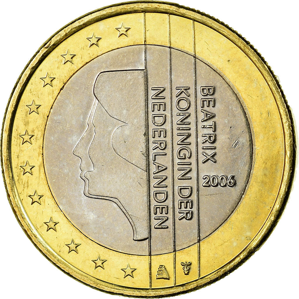Netherlands, Euro, 2006, MS(63), Bi-Metallic, KM:240