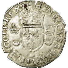 Coin, France, Douzain aux croissants, 1551, Lyons, VF(30-35), Billon