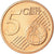 Autriche, 5 Euro Cent, 2010, FDC, Copper Plated Steel, KM:3084